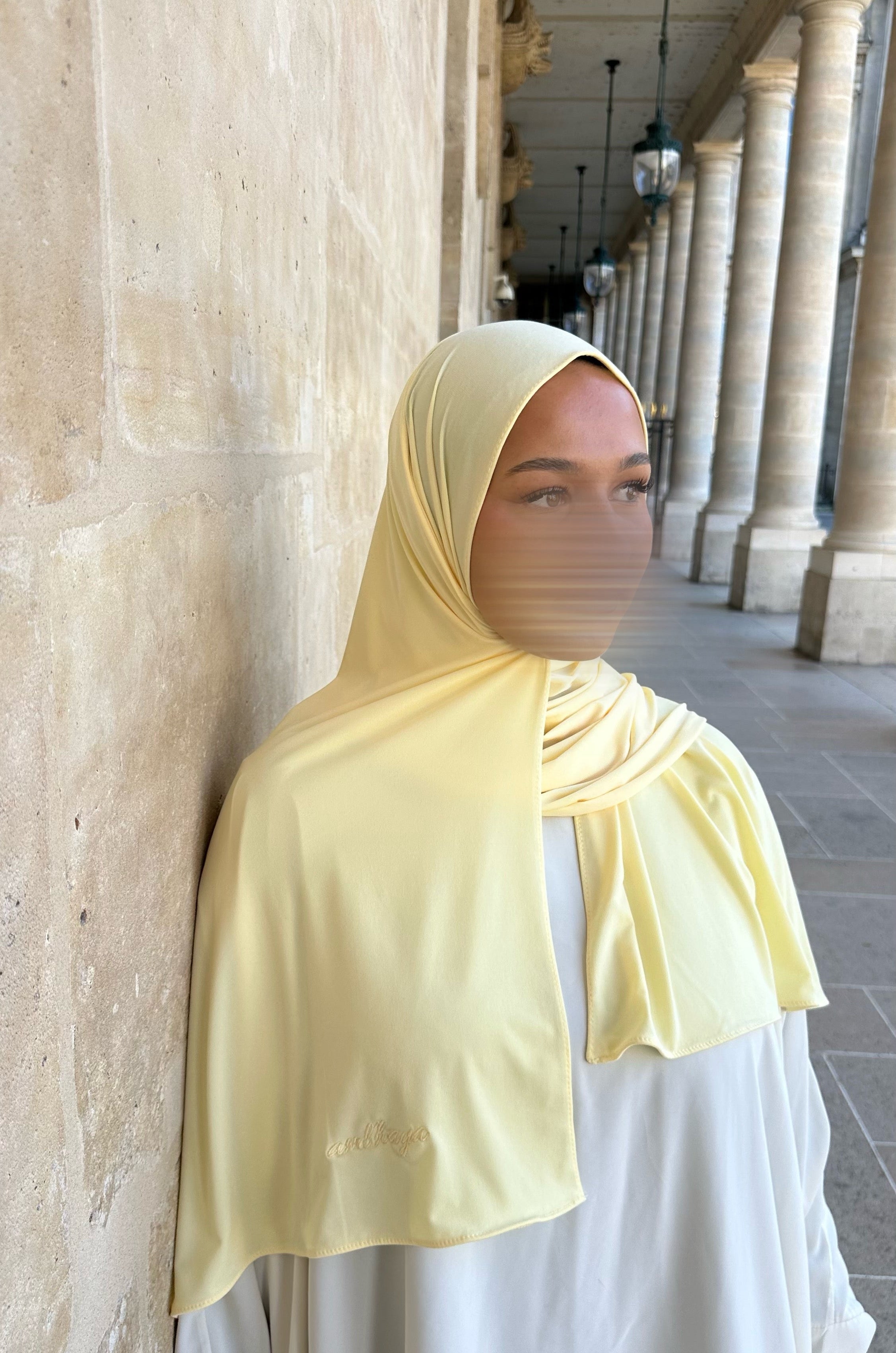 Hijab jersey premium Vanilla
