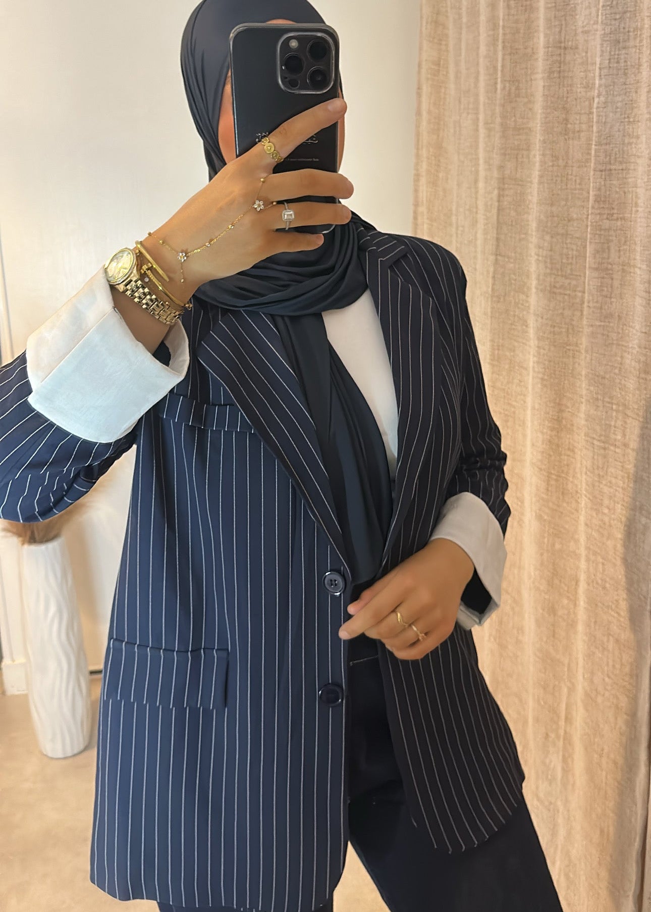 Blazer à rayure