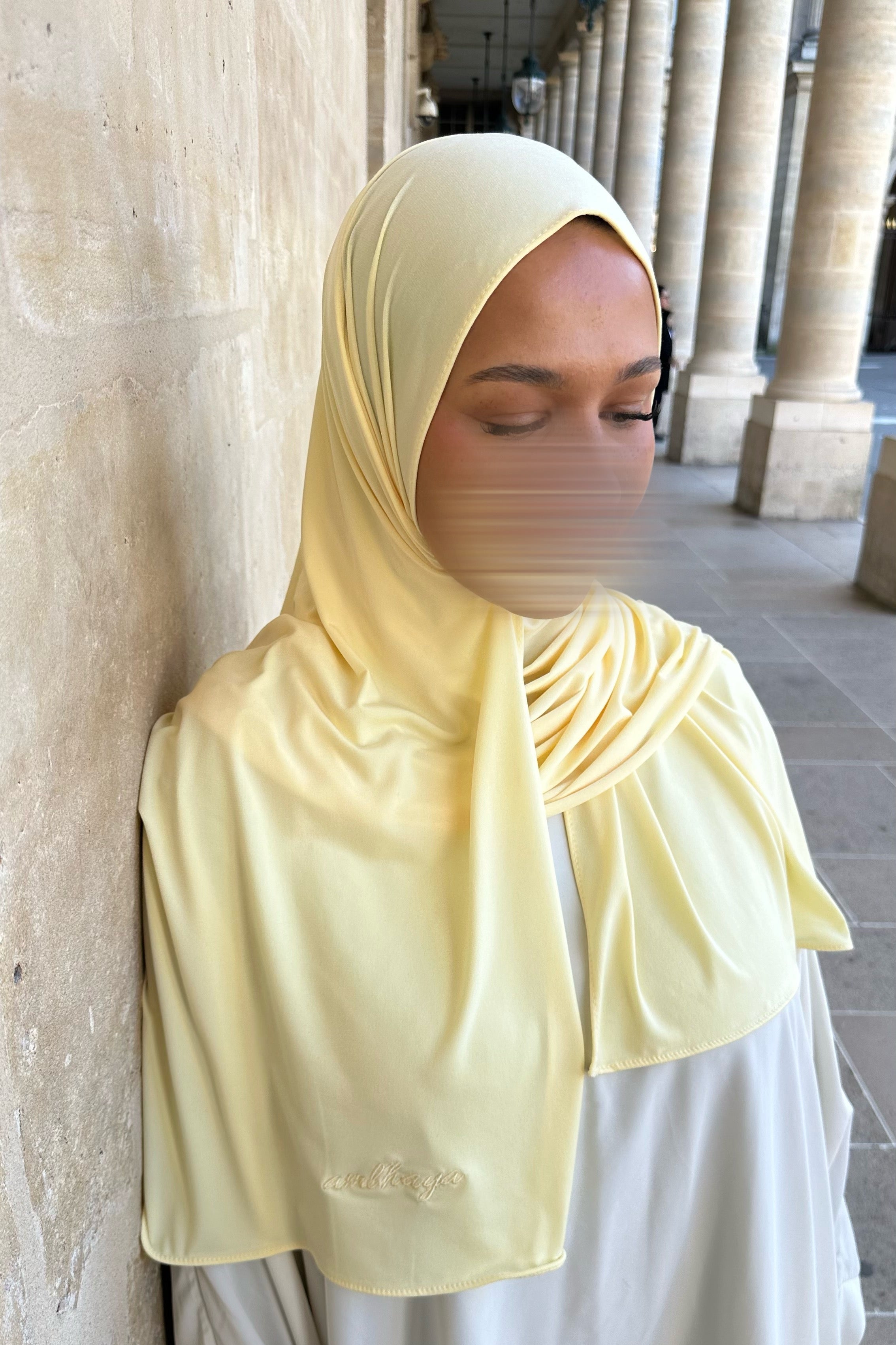 Hijab jersey premium Vanilla