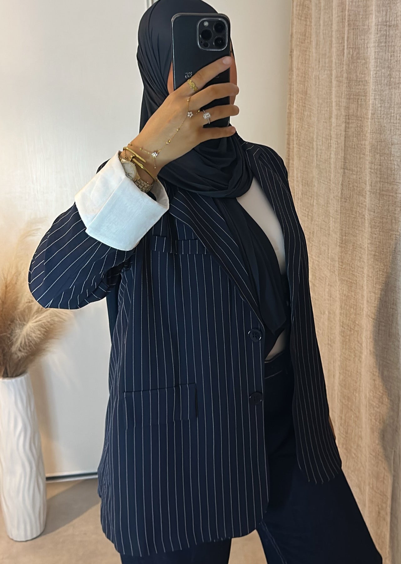 Blazer à rayure