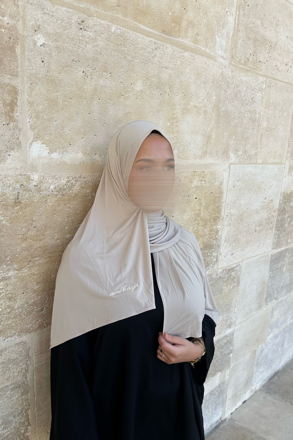 Hijab jersey premium sand