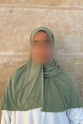 Hijab jersey premium Sage